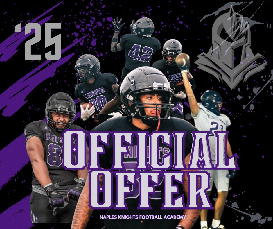 #AGTG After A Great Conversation With <a href="/Busterwoo/">Coach Woo</a>, I am Blessed to Recieve An Offer from <a href="/KnightsNaples/">Naples Knights Football Academy</a> ‼️ <a href="/CoachTravv850/">Travis Gordon</a> <a href="/RussellEllingt4/">Russell Ellington</a> <a href="/GadsdenFootball/">Gadsden County Football</a>