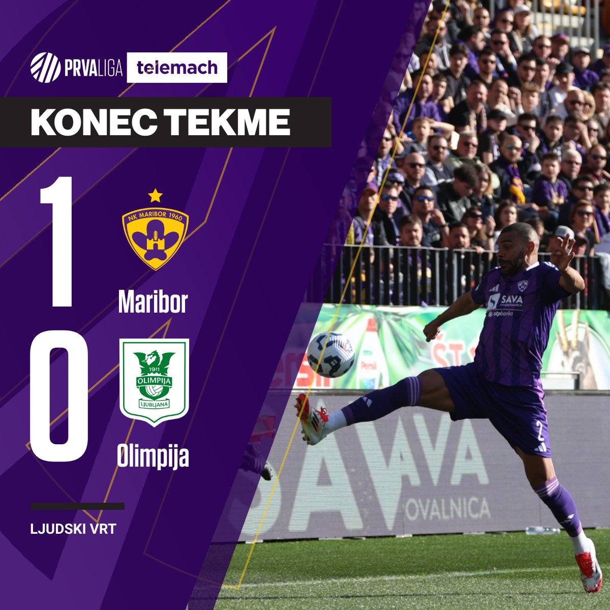 Prva liga Telemach (@prvaligasi) on Twitter photo Konec velikega derbija! #PrvaLigaTelemach
<a href="/nkmaribor/">NK Maribor</a> - <a href="/nkolimpija/">NK Olimpija Ljubljana</a> 0:0
Soudani (77’) Konec velikega derbija! #PrvaLigaTelemach
<a href="/nkmaribor/">NK Maribor</a> - <a href="/nkolimpija/">NK Olimpija Ljubljana</a> 0:0
Soudani (77’)