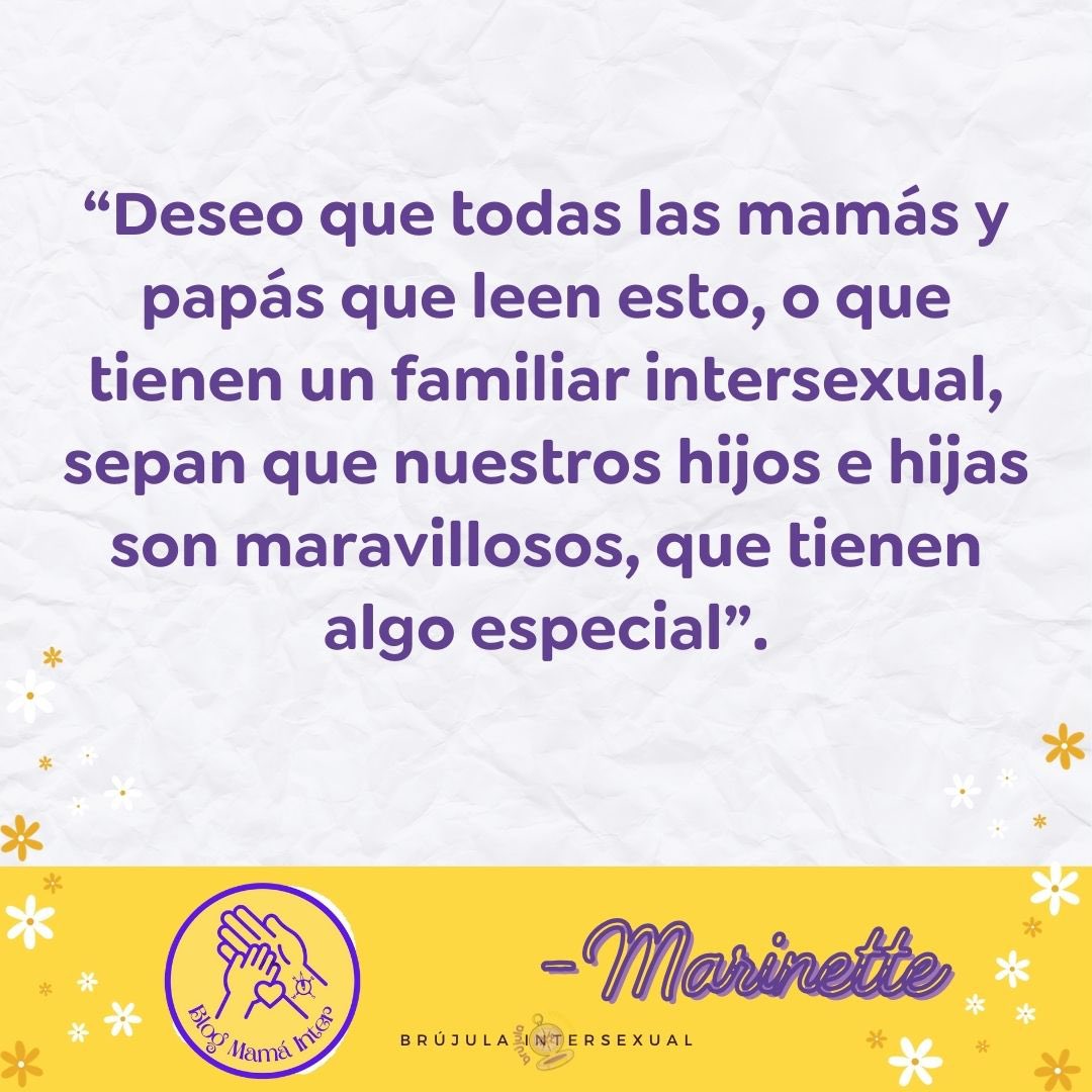 ¡Nueva publicación!
Blog Mamá Inter: MAR ADENTRO
“Deseo que todas las mamás y papás que leen esto, o que tienen un familiar intersexual, sepan que nuestros hijos e hijas son maravillosos, que tienen algo especial”.
🔗Enlace publicación: brujulaintersexual.org/2025/03/08/blo…

#intersexualidad