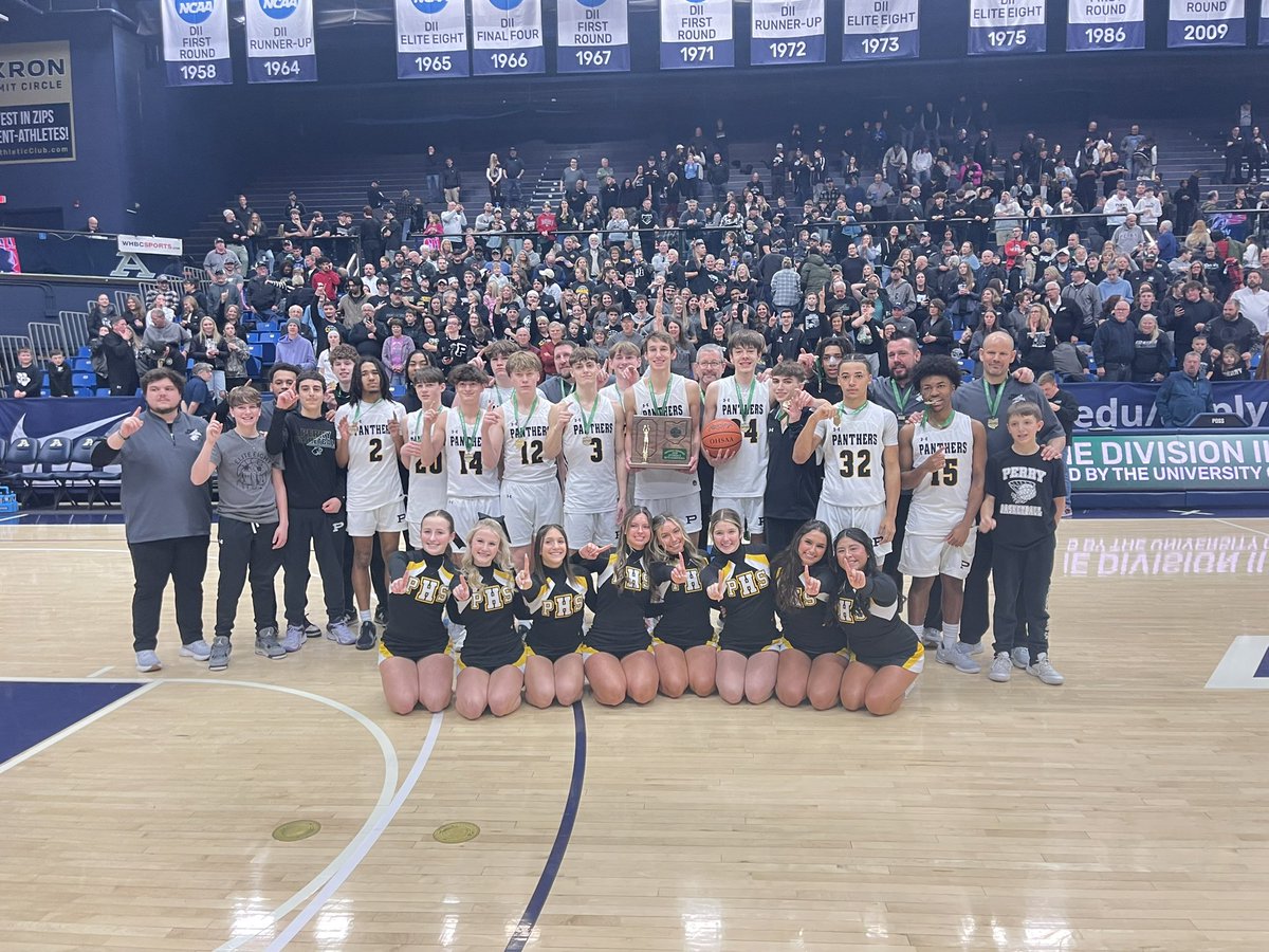 Varsity Boys Basketball State Semi Final:
-Perry vs. North Royalton
-Sunday, March 16 @ 3PM
-Canton Memorial Fieldhouse

Let’s Go Panthers!!