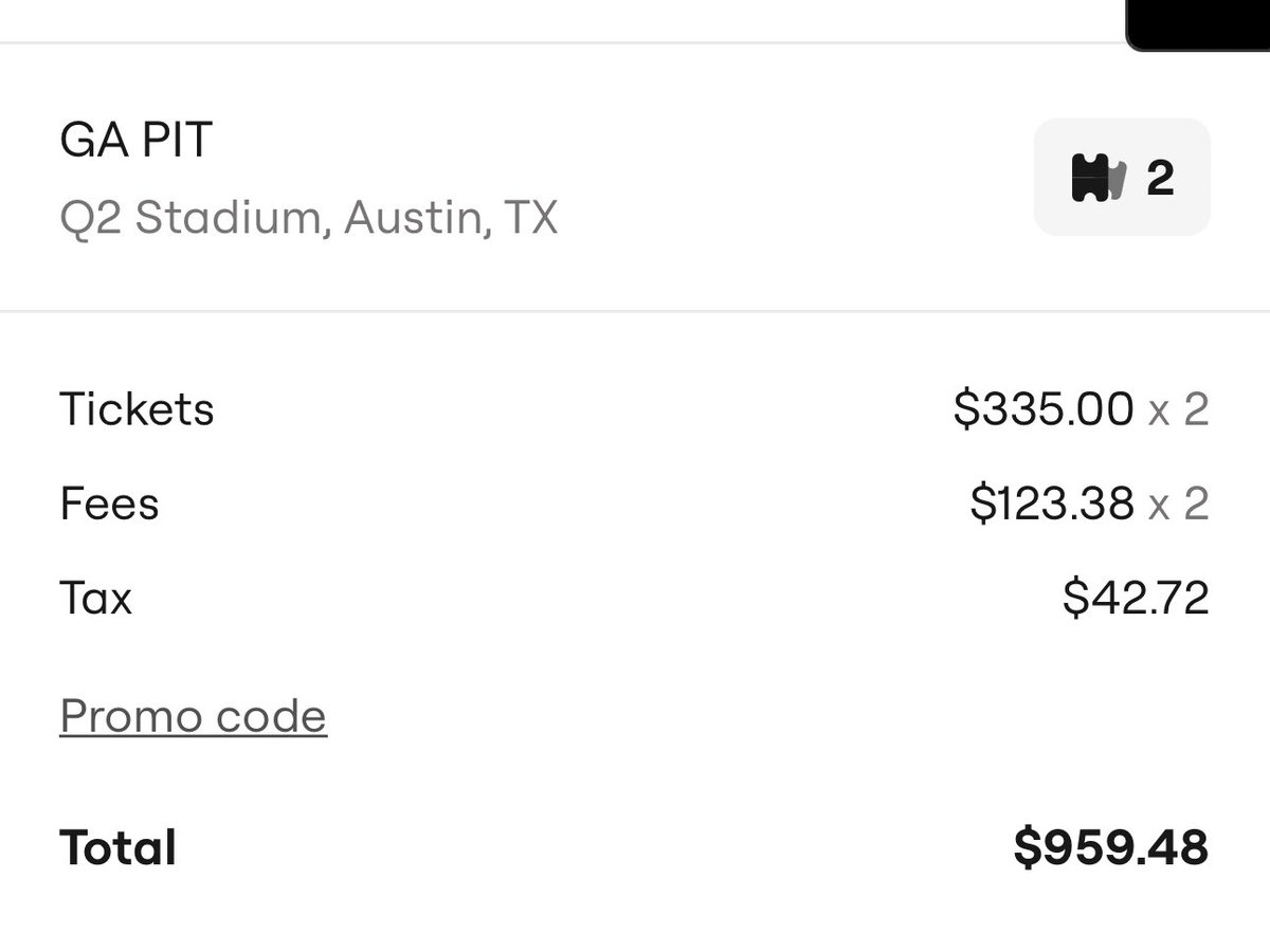 heyalexfriedman's tweet image. I don’t understand how this is still legal?
$335 for the ticket. $123 for the privilege of buying the ticket.