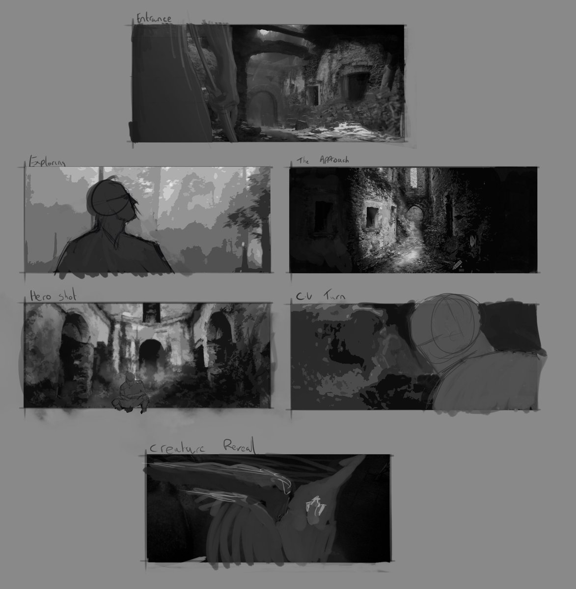 Blocking in some scenes for an upcoming project 👀