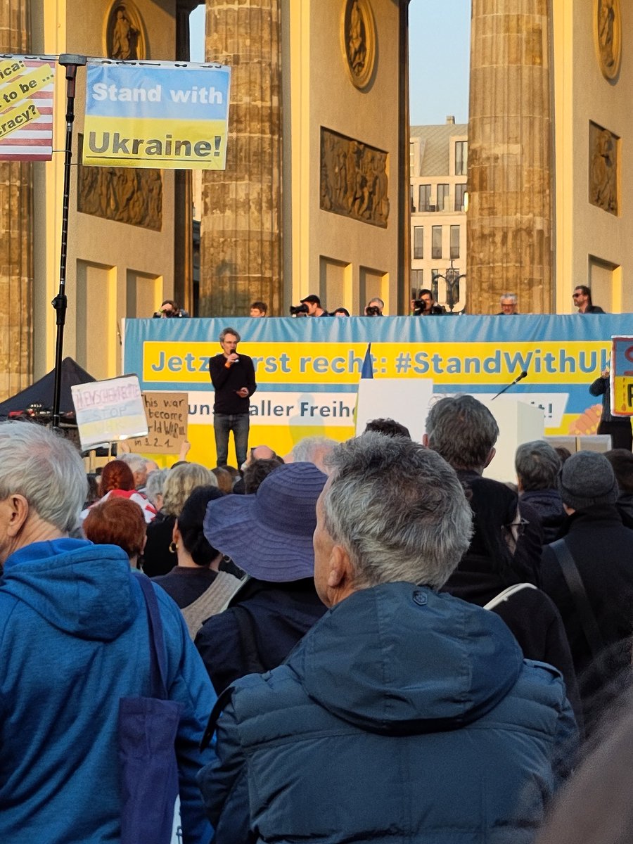 Unterstützung für die Ukraine in Berlin