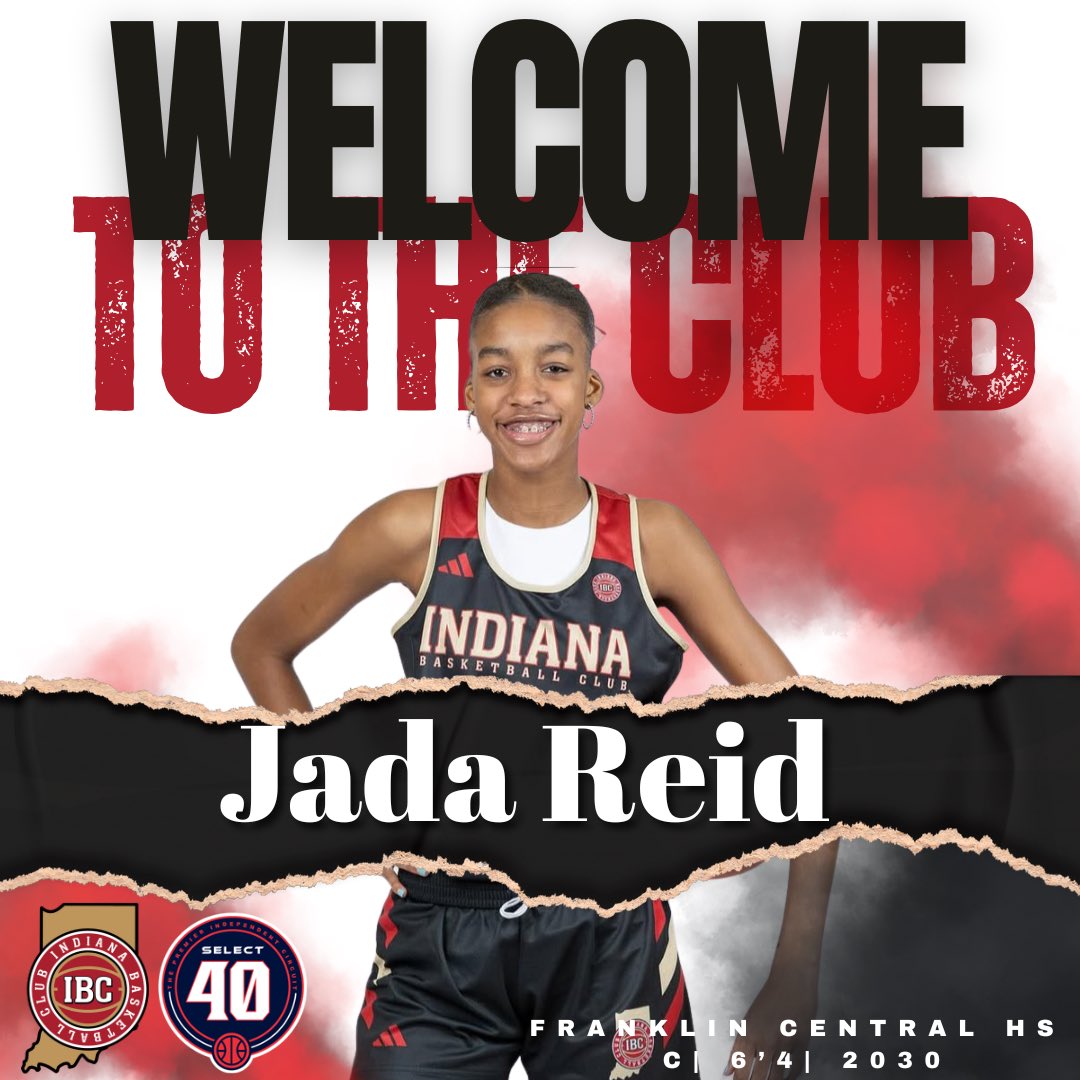 🚨 Welcome Jada Reid to the squad! 🚨

At 6’4”, this Franklin Central (Class of 2030) standout is a force in the paint. Crashing boards, knocking down free throws, and making an impact—she’s a game-changer! 🔥🏀 #IBC #PaintProtector #ClassOf2030