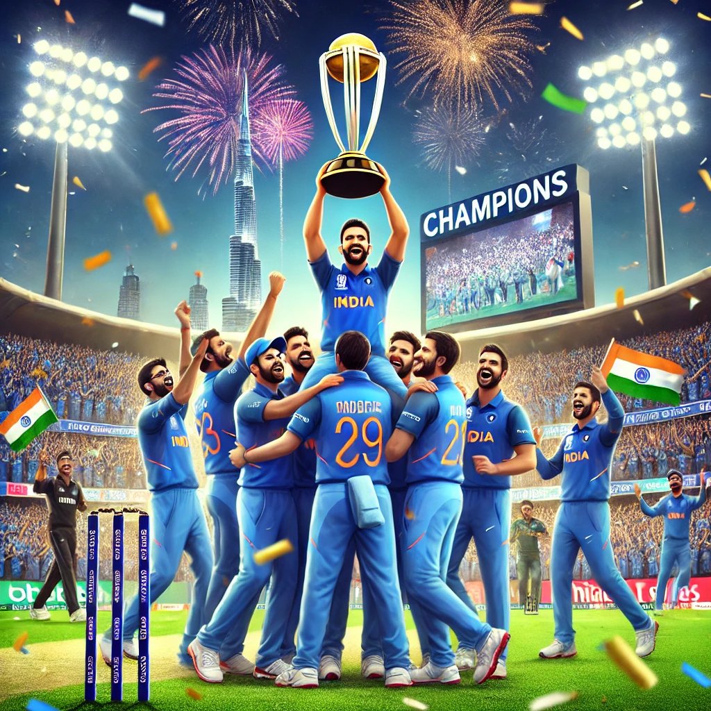 dev8765's tweet photo. Congrats to whole India 🇮🇳 #INDvsNZ for winning 🥇 #ChampionsTrophy2025 #India https://t.co/zjptDwgPJH