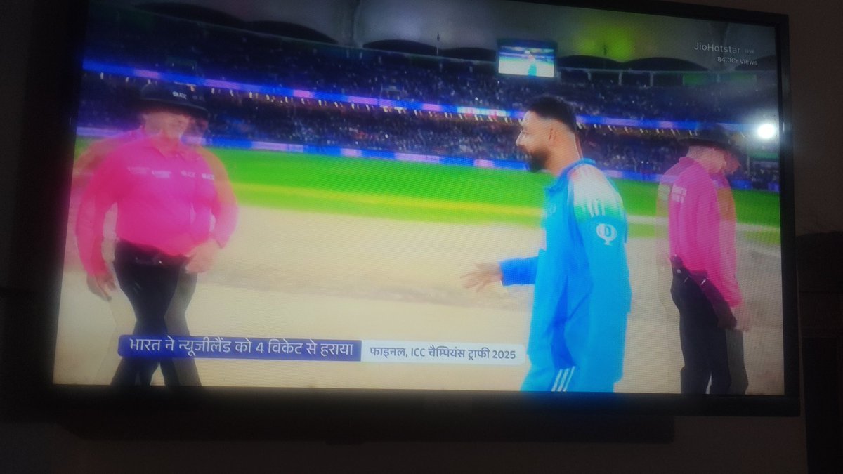 हमारा भारत जीत गया 
#ChampionsTrophy2025 
#INDvsNZ