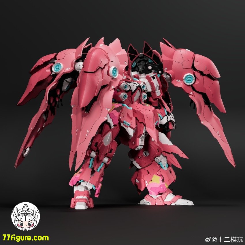 先行販売] Twelve Model 1/100 逆戦号 プラモデル ピンクバージョン