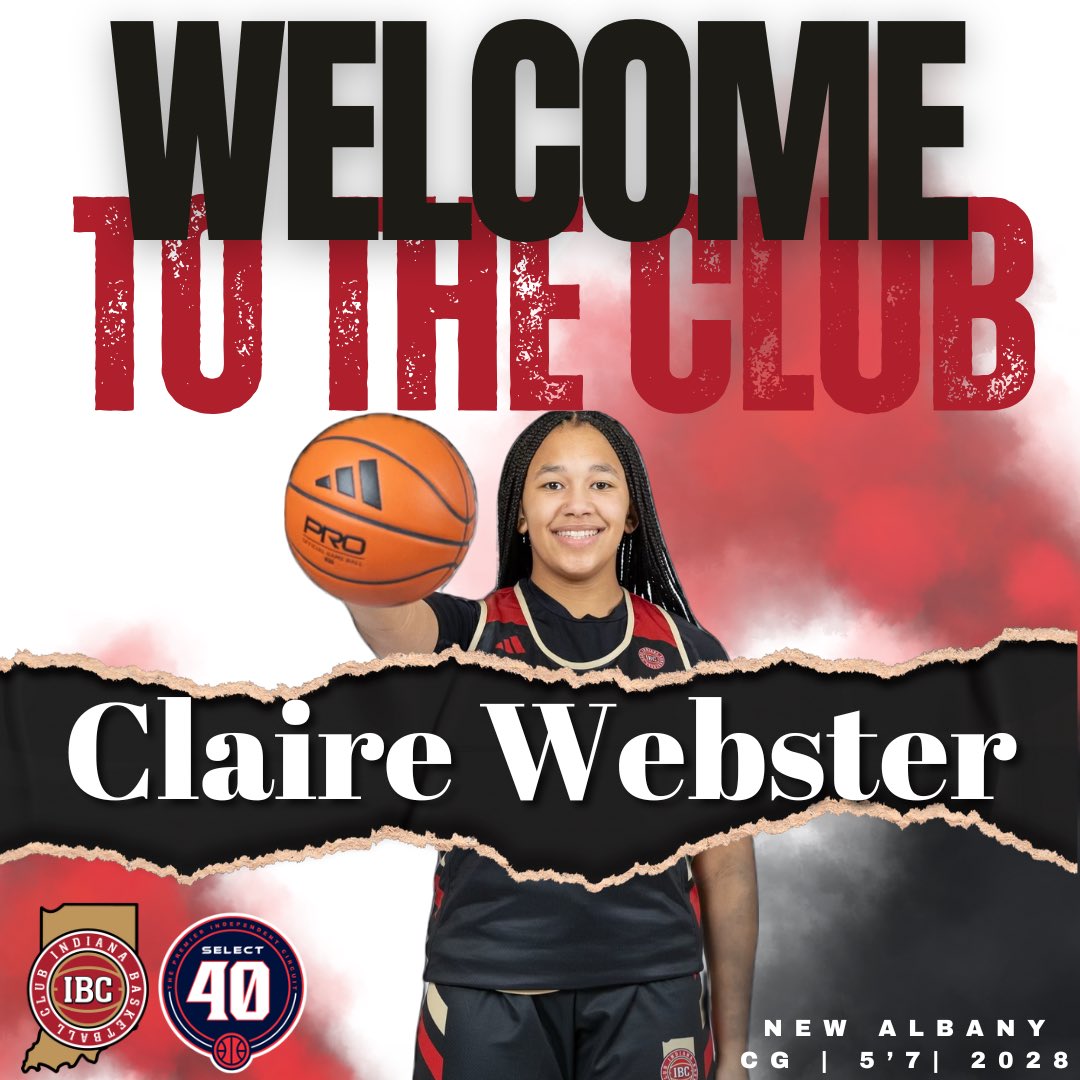ibc_wbb_15u_s40_bandura (@ibcbandy15u_s40) on Twitter photo 🔥 Welcome Clair Webster to the squad! 🔥
This New Albany (Class of 2028) combo guard brings hustle, focus, and determination. Ready to put in work and make an impact! 💪🏀 #IBC #Relentless #ClassOf2028 <a href="/clairew04/">Claire Webster</a> 🔥 Welcome Clair Webster to the squad! 🔥
This New Albany (Class of 2028) combo guard brings hustle, focus, and determination. Ready to put in work and make an impact! 💪🏀 #IBC #Relentless #ClassOf2028 <a href="/clairew04/">Claire Webster</a>
