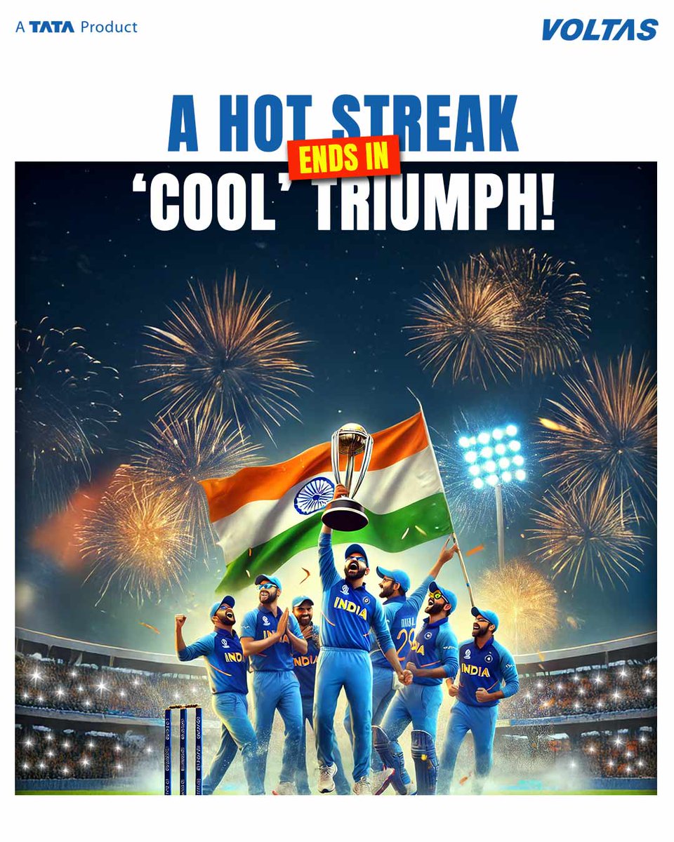 myvoltas's tweet image. From hot shots to cool celebrations, ensuring our champs stay chill.

#Voltas #ChampionsTrophy2025 #GoIndia #VoltasAC