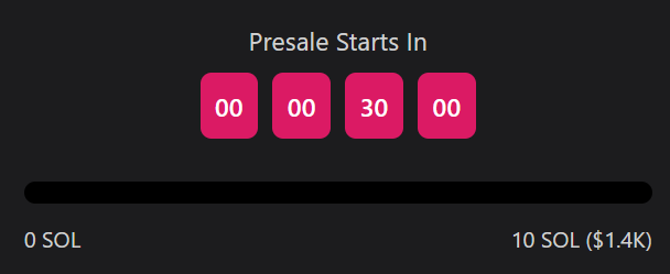 Presale Starts In 30 Minutes

Presale:
pinksale.finance/solana/launchp…

1000x 🚀

✅ Liquidity Locked
✅CoinMarketCap &amp; CoinGecko listings
✅Exchanges listings

<a href="/realDonaldTrump/">Donald J. Trump</a> #trumpstage #trumps #Trump #solana #pinksale