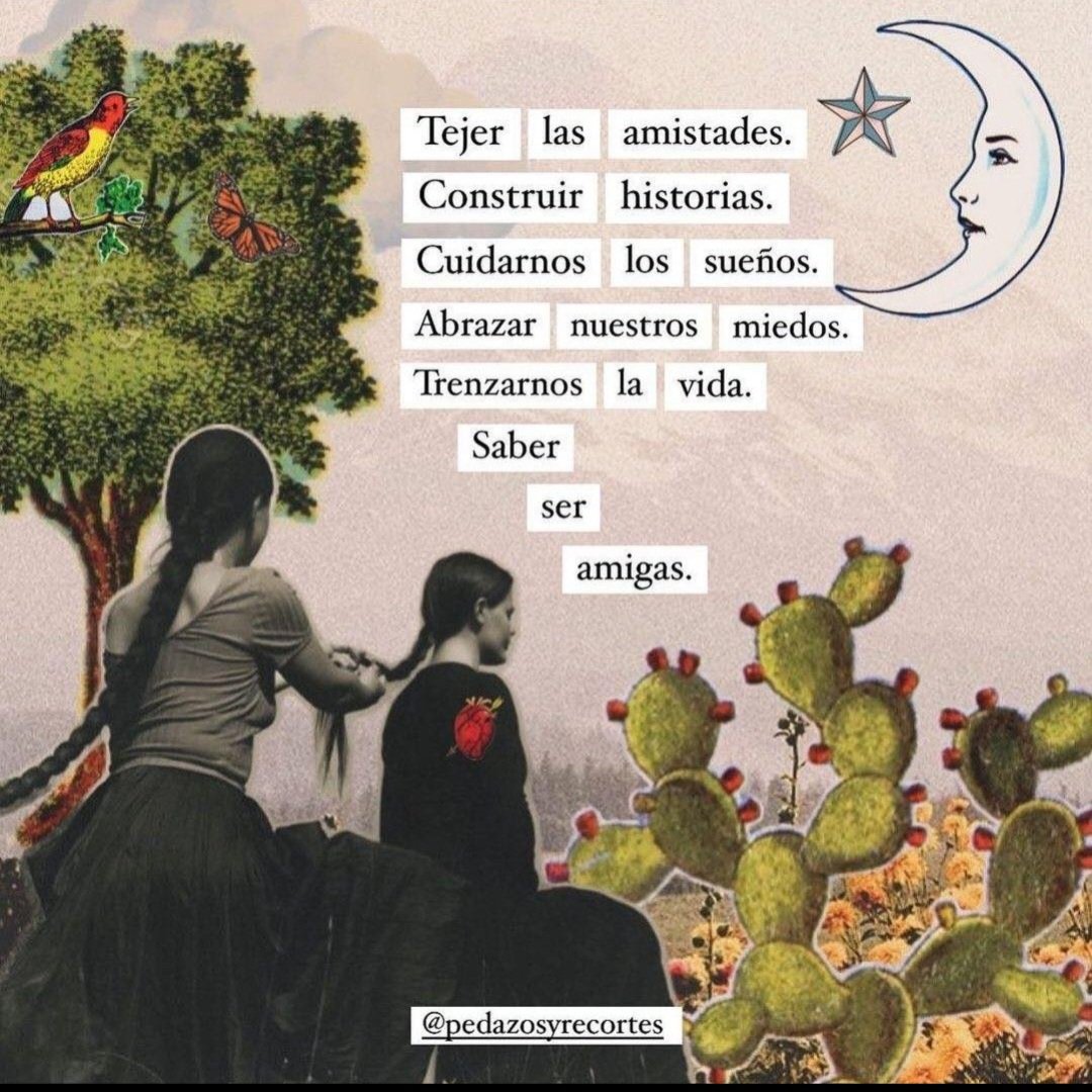 Tengo amigas maravillosas y las honro, respeto y nos aprendo juntas 💜✨️🌿💚