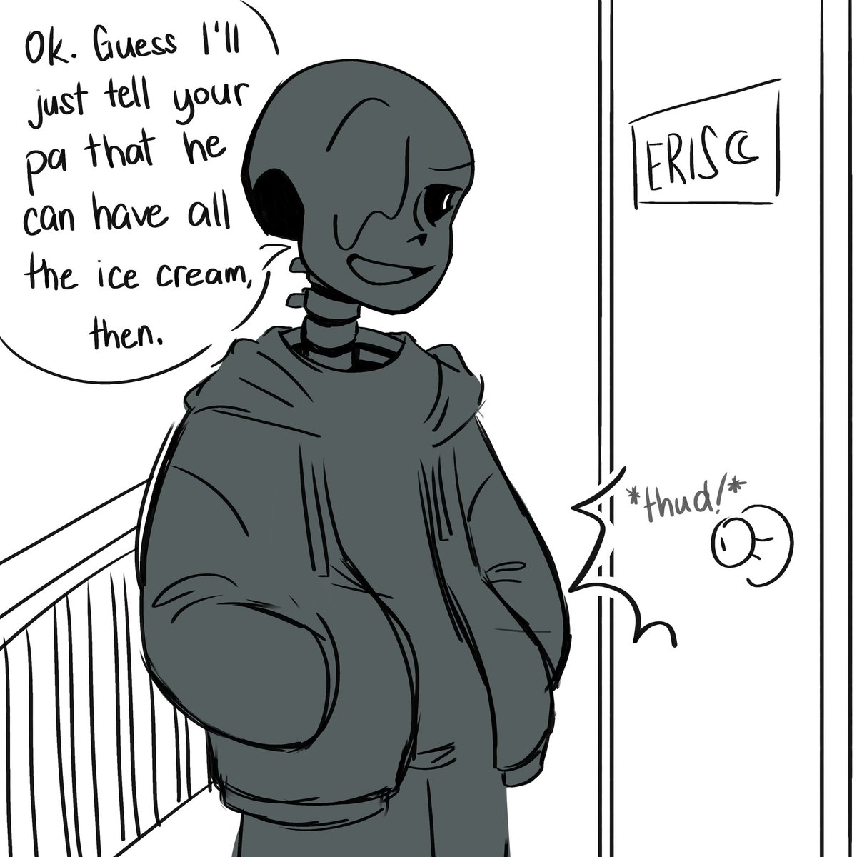 twinertale's tweet image. self indulgent domestic errormare + eris for my soul #errormare #nighterror #errorsans #nightmaresans #sanscest #utmv