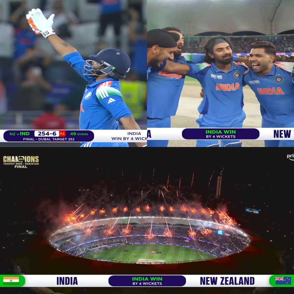 Congratulations #TeamIndia 🇮🇳

Whatta Match 🤩 #INDvsNZ 🏏