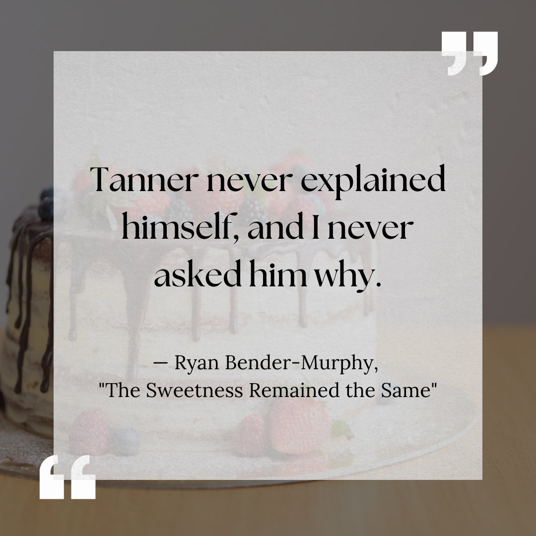 BlackForkReview's tweet image. We are thrilled to showcase Ryan Bender-Murphy's captivating prose, "The Sweetness Remained the Same," in our latest issue!
You can read it at blackforkreview.com/ryan-bender-mu…
#blackforkreview #bfr #ryanbendermurphy #thesweetnessremainedthesame #issue11 #fiction #prose