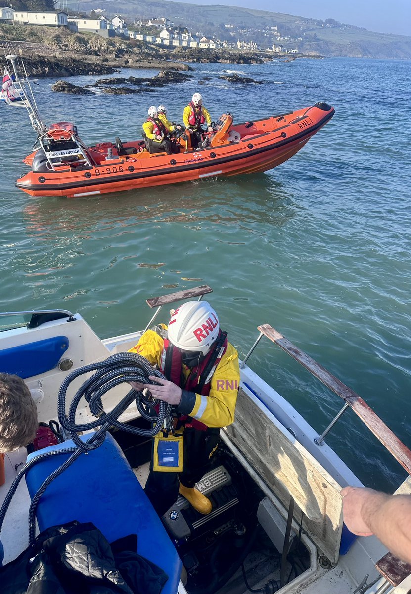 RNLI Red Bay (@redbaycrew) on Twitter photo <a href="/redbaycrew/">RNLI Red Bay</a> went to the aid of 27ft Cruiser with 3 people on board taking on water Cushendun Bay this afternoon. Sunday 9th March @ 14.30. RNLI volunteers transferred salvage pump to the vessel. Everyone safe and well. The rescue operation was coordinated by Belfast Coastguard. <a href="/redbaycrew/">RNLI Red Bay</a> went to the aid of 27ft Cruiser with 3 people on board taking on water Cushendun Bay this afternoon. Sunday 9th March @ 14.30. RNLI volunteers transferred salvage pump to the vessel. Everyone safe and well. The rescue operation was coordinated by Belfast Coastguard.