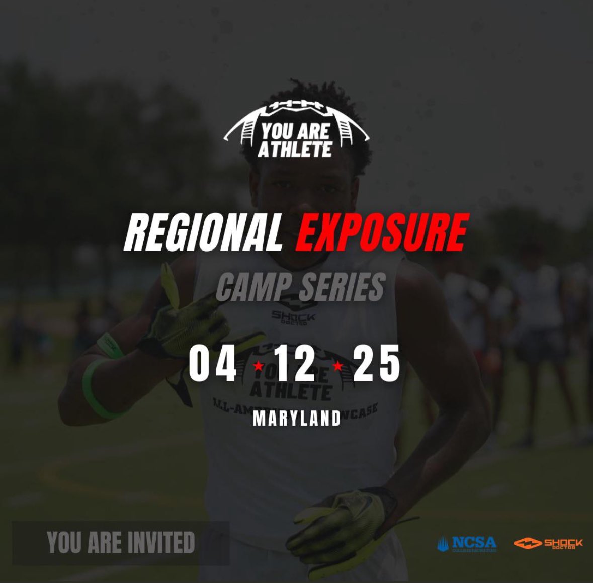 Thank you for the invite <a href="/youareathlete/">You Are Athlete</a>! Excited to show off my work #AGTG