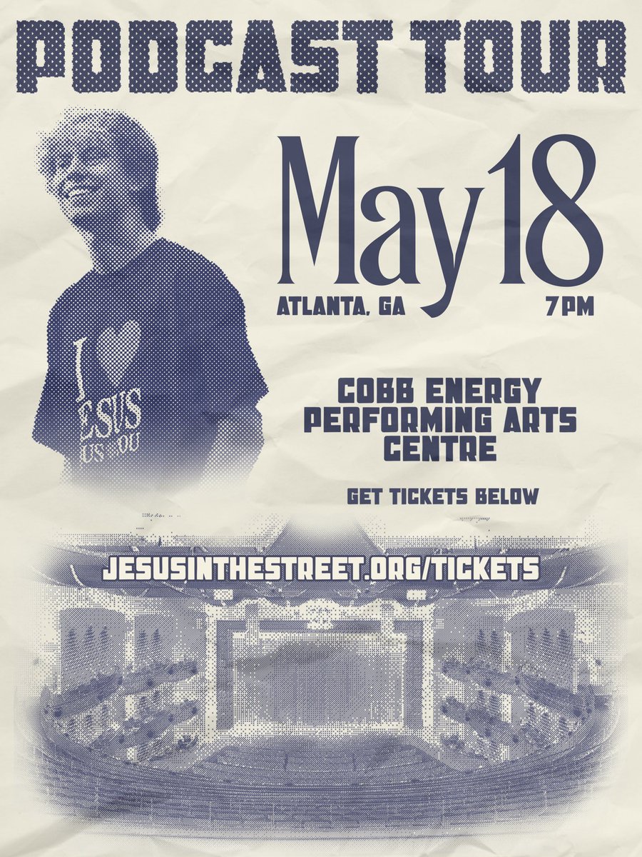 🚨ATLANTA, GA🚨
We’re doing our second live podcast show in my hometown ATL!! I never thought in the state God redeemed me I’d be able to host a night of worship for the Lord. Come out and get your tickets here:👇
ticketmaster.com/bryce-crawford…