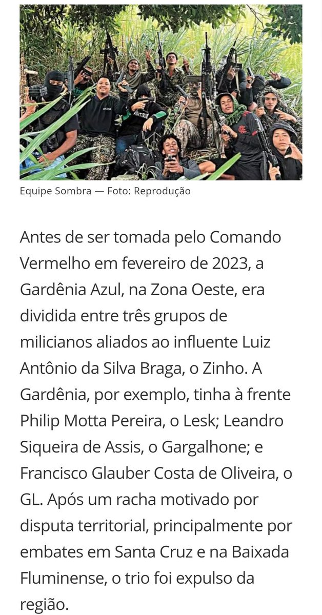 ZManga78859's tweet photo. #Zinho E TÃO TRALHA QUE FEZ ACORDO COM #CV ,PRA MATAR PESSOAS DE OUTRA MILÍCIA PRA TOMAR A ÁREA DOS CARA.
FICA AQUI UM AVISO PRA QUEM FIZER ACORDO COM A CÚPULA DO #Zinho ADMINISTRADA PELO #PL01 ,MARTINHA ,NAVAL,NANA NEGÃO,BOI ,DE CAJU CALOPSITA.
SE FIZER ACORDO VÃO SE PREJUDICAR https://t.co/qLGdHWOId2