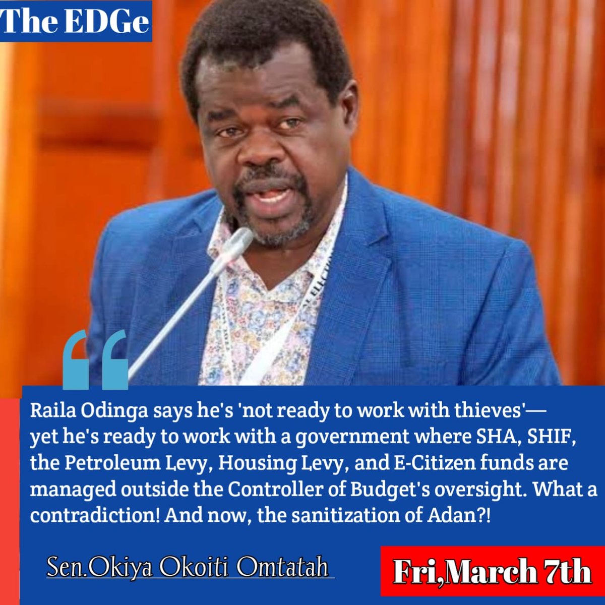 CopyThatKE's tweet image. We, Team @OkiyaOmtatah, and indeed the people of Kenya, are about to make history. 

We hereby commit to channeling maximum opposition against William Ruto for the sake of our country. 

So help us God. #GetItDone