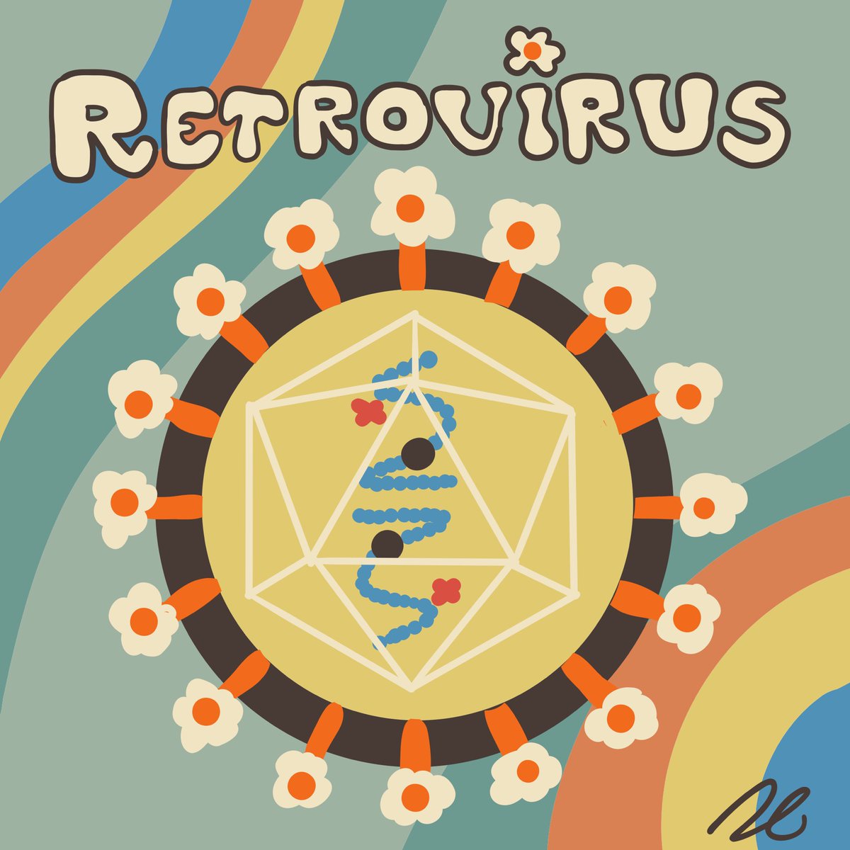 Delivering the world the image I get every time I see the word Retrovirus #retrovirus #virology #immunology #thankgoodnessforTcells