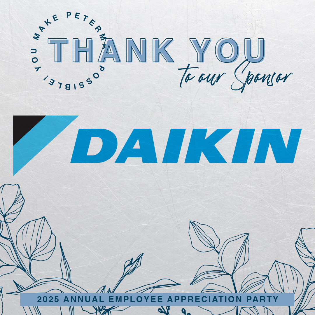 Thank you, Daikin, for your Diamond Sponsor! 💎

Your support allows us to continue the tradition of celebrating our employees!

#HVAC #Daikin #PetermanBrothers