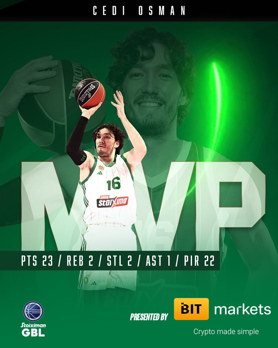 Panathinaikos BC (@paobcgr) on Twitter photo .<a href="/cediosman/">Cedi Osman</a> keeps making an impact! ☘️🔥
#WeTheGreens #LiveTheGreenMagic #Club1908 #OneClubOneApp #StoiximanGBL .<a href="/cediosman/">Cedi Osman</a> keeps making an impact! ☘️🔥
#WeTheGreens #LiveTheGreenMagic #Club1908 #OneClubOneApp #StoiximanGBL