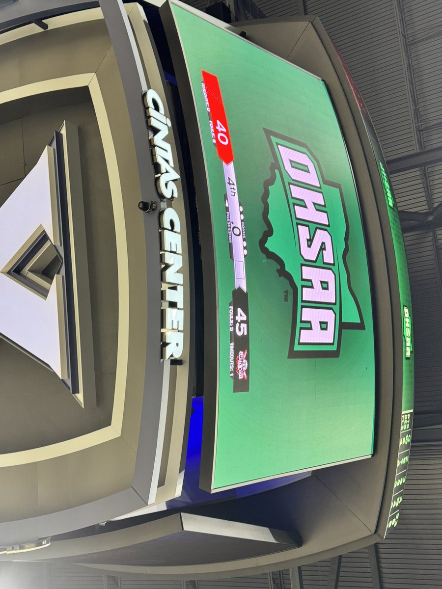 It’s a Boys <a href="/OHSAASports/">OHSAA Sports</a> Regional Championship Hoops Final:
Fairfield- 40
Lakota West- 45