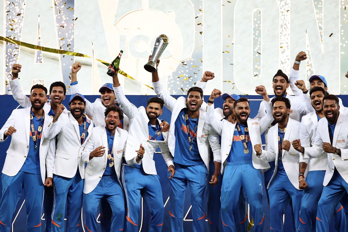 What a match! Congratulations to our champions on bringing home the win! 🇮🇳

#ChampionsTrophy2025 #TeamIndia #INDvsNZ