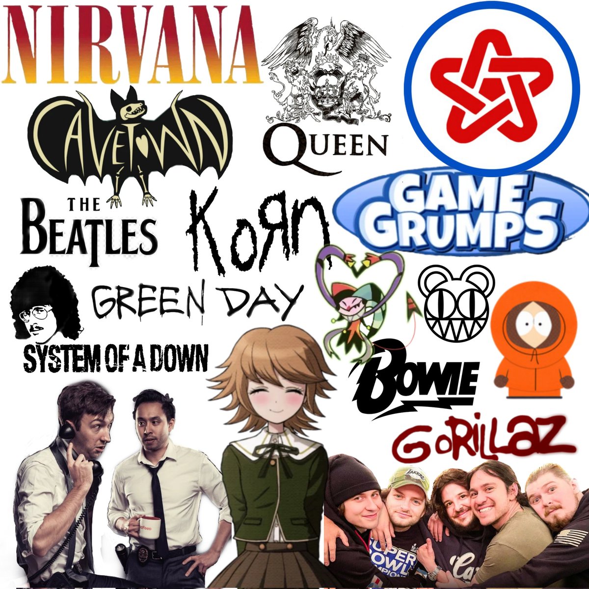 _KayLovesMusic_'s tweet image. A long overdue updated intro:
Hiya I'm Kaylee! Or Kai either works with me, I like alot of stuff (as you see below) I think I'm mostly known for being on Nsp, Game Grumps and Gorillaz twt
Anyways here's stuff I fw and my strawpage, let's be mutuals!!
kayleelovesmusic.straw.page