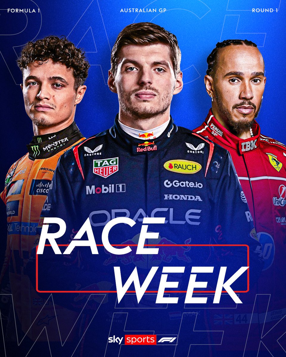IT'S RACEWEEK FOR THE AUSTRALIAN GRAND PRIX 🇦🇺

F1 is back! 🤩