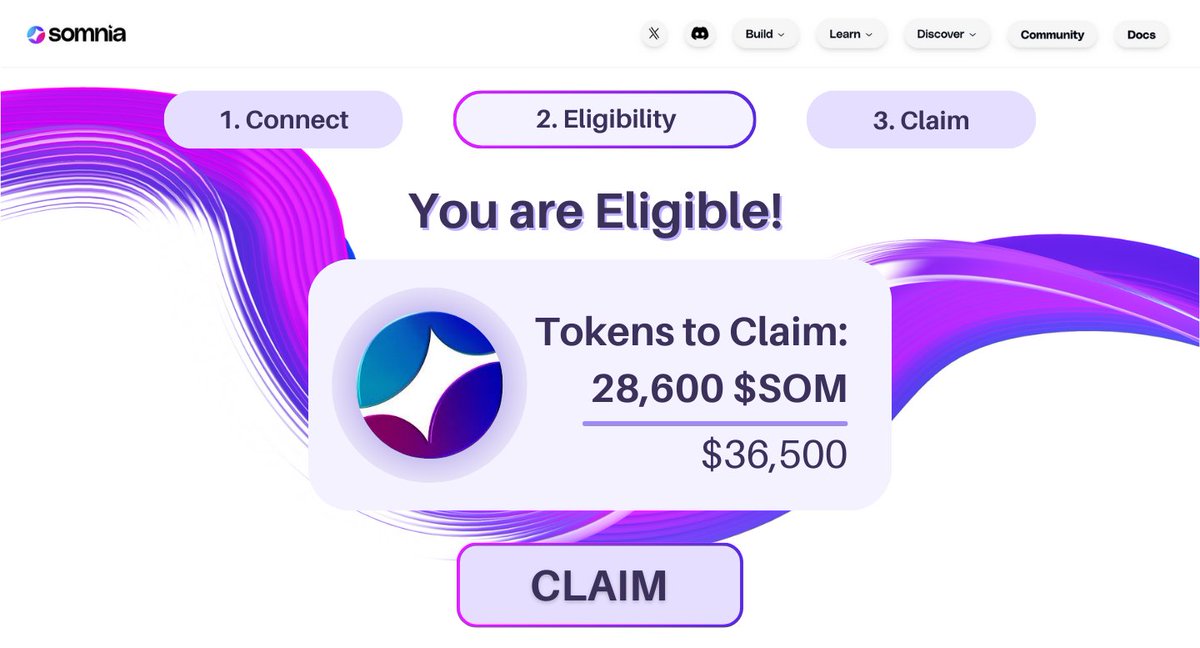 Somnia Airdrop is OFFICIAL🚨

• Raised: $825M
• Cost: FREE
• Potential: $12,800

Don’t miss out - here's full step-by-step guide🧵👇