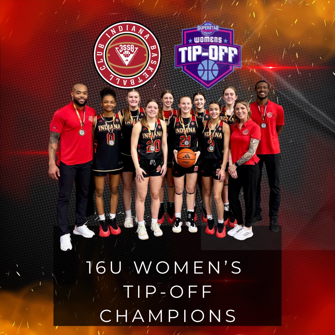Indiana Basketball Club 15U 3SSB (@ibc15u3ssb) on Twitter photo These ladies went 4-0 this weekend to bring home the <a href="/SuperstarEvnts/">Superstar Events</a> Women’s Tip-Off 16U Championship!! <a href="/IBCWBB/">Indiana Basketball Club</a>
<a href="/MalyiahEvans00/">Malyiah J Evans</a> <a href="/JillBeaderstadt/">Jill Beaderstadt</a>
<a href="/Ray_Ray2028/">Reagan Reiff</a> <a href="/LaurenPaliga_7/">Lauren Paliga</a> <a href="/NatalieWh40343/">Natalie Whelan-Edwards</a> <a href="/EllaBurl2028/">Ella Burleson</a> <a href="/ClaireStoops/">Claire Stoops</a> @Halle_Daniels3 These ladies went 4-0 this weekend to bring home the <a href="/SuperstarEvnts/">Superstar Events</a> Women’s Tip-Off 16U Championship!! <a href="/IBCWBB/">Indiana Basketball Club</a>
<a href="/MalyiahEvans00/">Malyiah J Evans</a> <a href="/JillBeaderstadt/">Jill Beaderstadt</a>
<a href="/Ray_Ray2028/">Reagan Reiff</a> <a href="/LaurenPaliga_7/">Lauren Paliga</a> <a href="/NatalieWh40343/">Natalie Whelan-Edwards</a> <a href="/EllaBurl2028/">Ella Burleson</a> <a href="/ClaireStoops/">Claire Stoops</a> @Halle_Daniels3