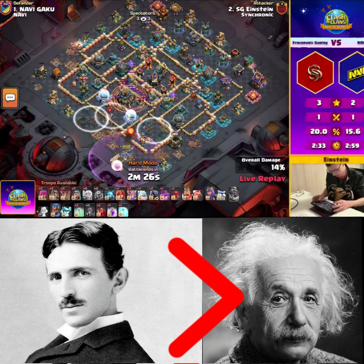 For me this settles the 🐐 debate!