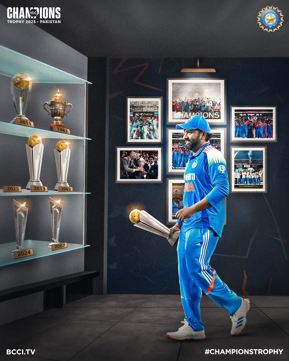 BCCI (@bcci) on Twitter photo The glistening silverware cabinet gets one more addition ๐
Captain <a href="/ImRo45/">Rohit Sharma</a> makes India proud again!
Jai Hind ๐ฎ๐ณ The glistening silverware cabinet gets one more addition ๐
Captain <a href="/ImRo45/">Rohit Sharma</a> makes India proud again!
Jai Hind ๐ฎ๐ณ