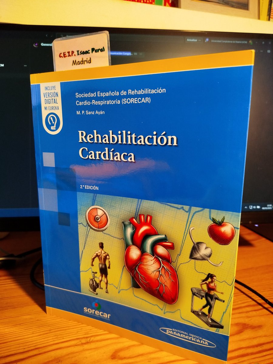 ⏩Malas noticias para este libro... ¡TENGO TODA LA TARDE LIBRE! 📖📚

🌟Sin dudas, lo pongo entre los  IMPRESCINDIBLES si te dedicas a la rehabilitación cardíaca 🫀

👏Mis más sinceras enhorabuenas para <a href="/pazsanzayan/">Paz Sanz Ayán</a>
<a href="/Juan__Izquierdo/">Juan Izquierdo García</a> <a href="/SORECAR_es/">SORECAR</a>
por aportar así al área