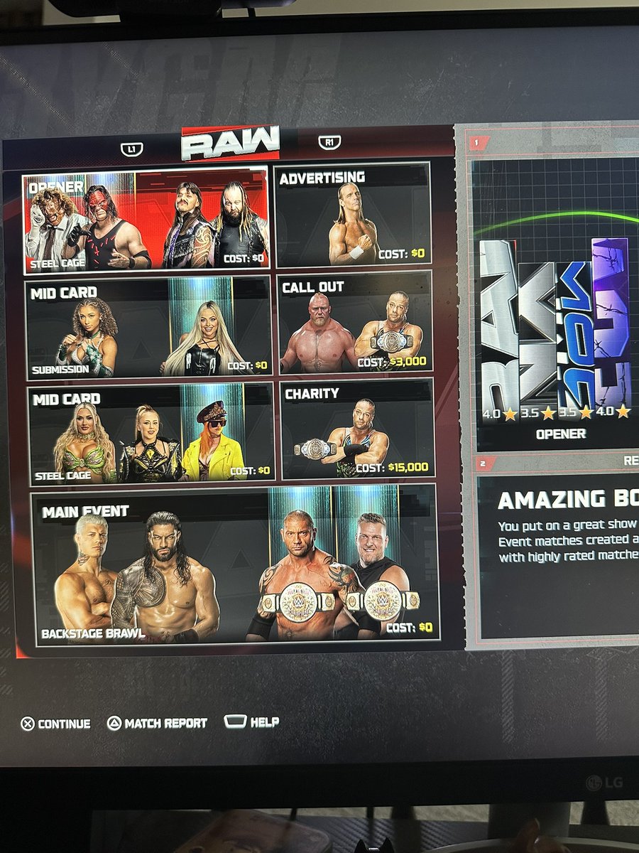 Jkamb (@jkambthemartian) on Twitter photo Atta baby <a href="/PatMcAfeeShow/">Pat McAfee</a>, congrats to you and Dave on beating our tribal chief <a href="/WWERomanReigns/">Roman Reigns</a> and <a href="/CodyRhodes/">Cody Rhodes</a> for the Tag Titles 😂👏👏 give it up boys! #gmmode #wwe2k25 <a href="/WWE/">WWE</a> Atta baby <a href="/PatMcAfeeShow/">Pat McAfee</a>, congrats to you and Dave on beating our tribal chief <a href="/WWERomanReigns/">Roman Reigns</a> and <a href="/CodyRhodes/">Cody Rhodes</a> for the Tag Titles 😂👏👏 give it up boys! #gmmode #wwe2k25 <a href="/WWE/">WWE</a>