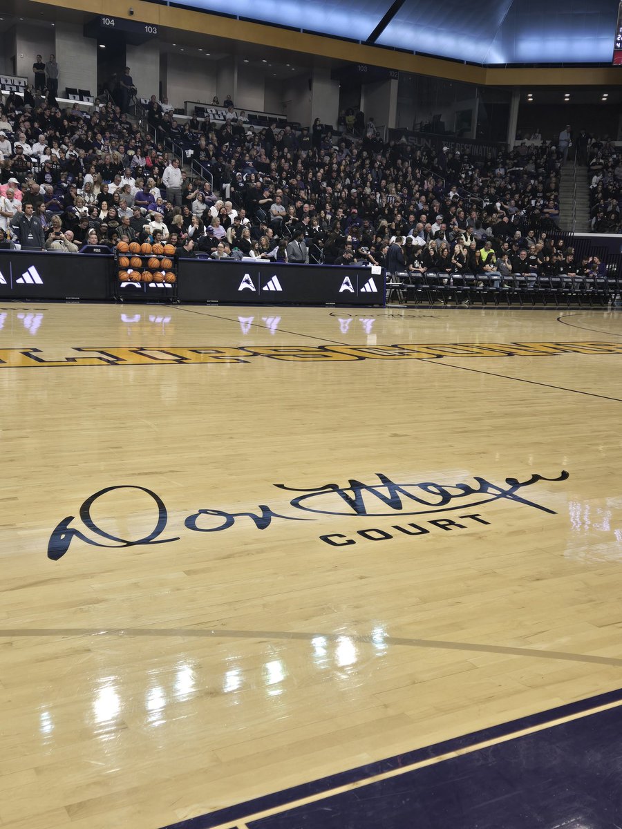 A lot of energy around Coach Don Meyer Court. Top notch energy.