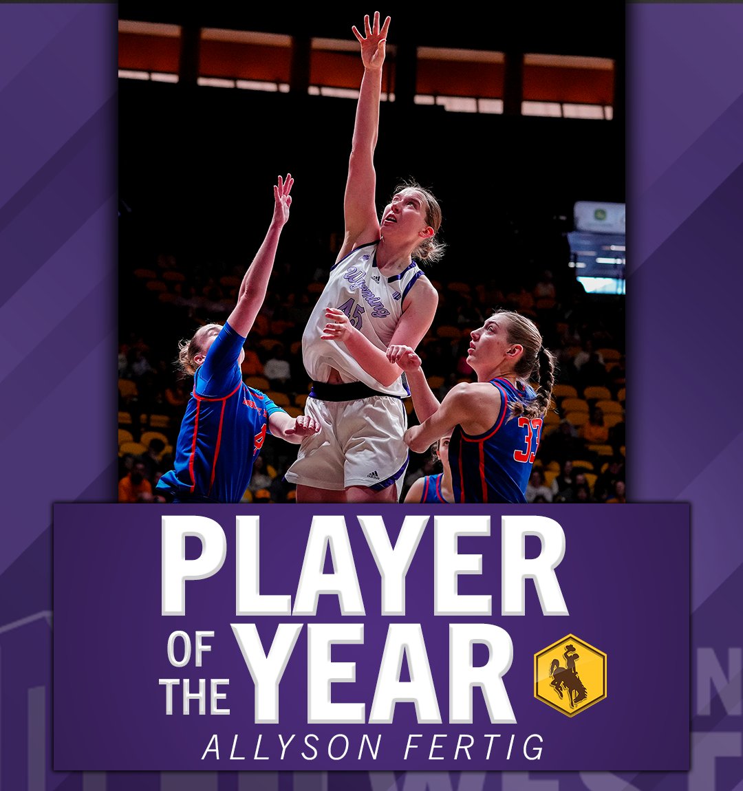 Women's Basketball Player of the Year🏀

✨𝘼𝙡𝙡𝙮𝙨𝙤𝙣 𝙁𝙚𝙧𝙩𝙞𝙜✨