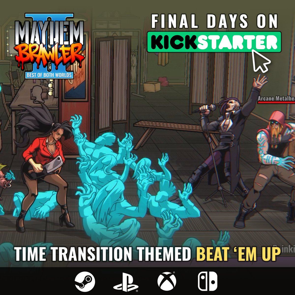 Hero Concept (@heroconcept) on Twitter photo โณ Only 3 days left!
๐ฅ Last chance to support Mayhem Brawler II: Best of Both Worlds on <a href="/Kickstarter/">Kickstarter</a> !
Don't miss outโpledge now and help us make it happen!
๐ kickstarter.com/projects/herocโฆ
#MayhemBrawlerII #IndieGame #BeatEmUp โณ Only 3 days left!
๐ฅ Last chance to support Mayhem Brawler II: Best of Both Worlds on <a href="/Kickstarter/">Kickstarter</a> !
Don't miss outโpledge now and help us make it happen!
๐ kickstarter.com/projects/herocโฆ
#MayhemBrawlerII #IndieGame #BeatEmUp