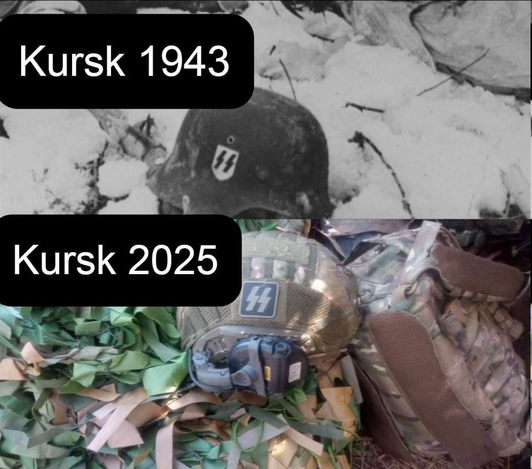 The Nazis have a good tradition of raking near Kursk #Kursk
