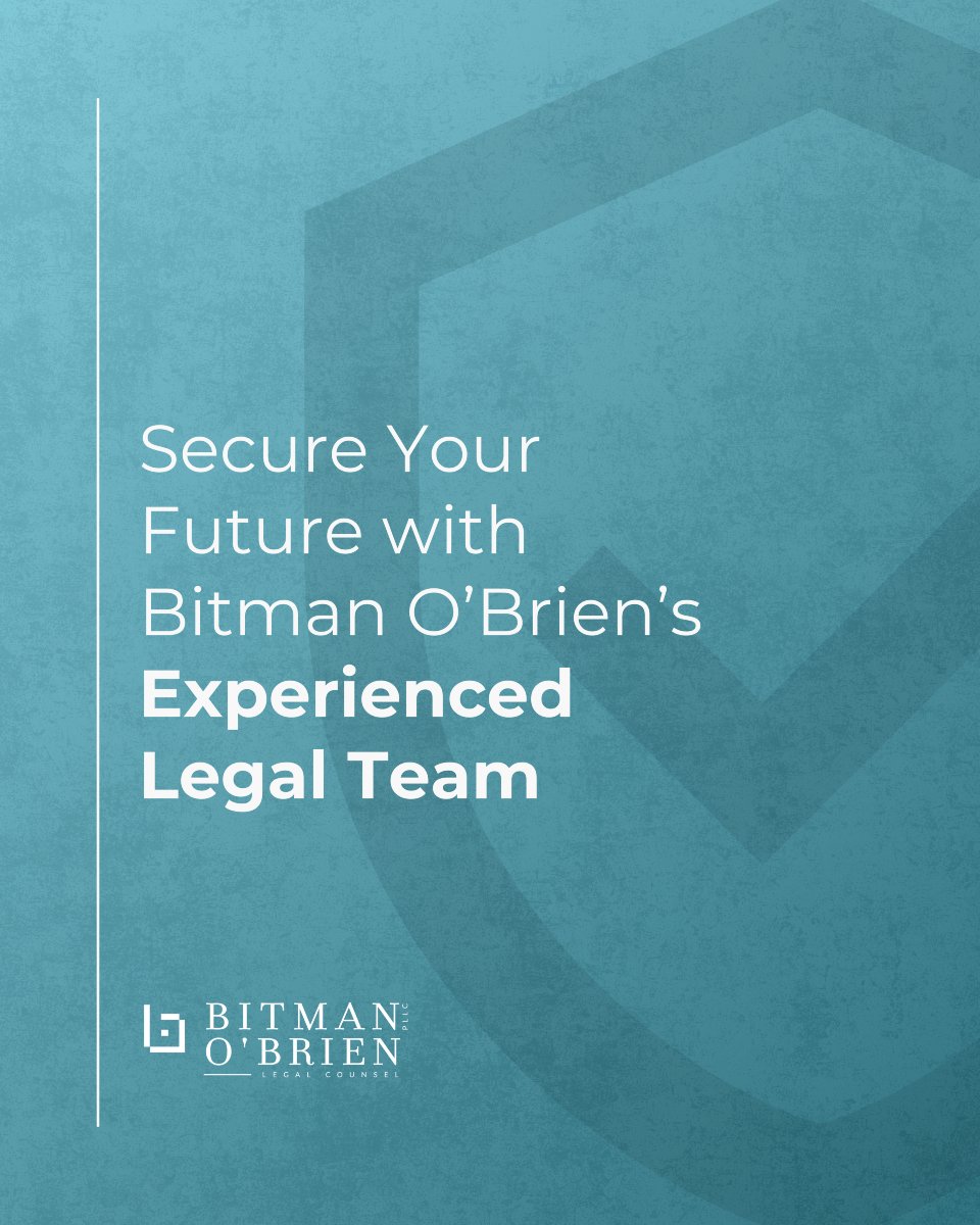 Ready to secure your future? Our legal team has you covered.  

#BusinessLaw #LegalProtection #BitmanOBrien #ContractAdvice #Lawyers