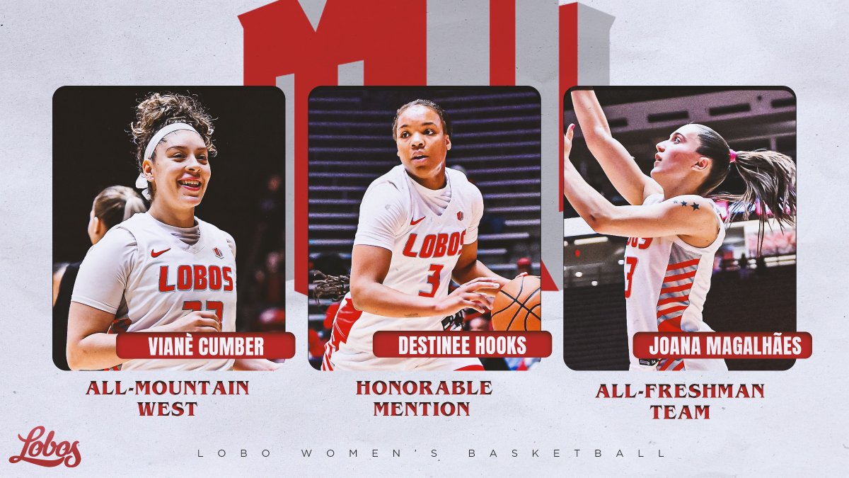 Congrats to V, Destinee and Jo on earning conference awards. 

RELEASE: bit.ly/3DtvZ8I
#GoLobos