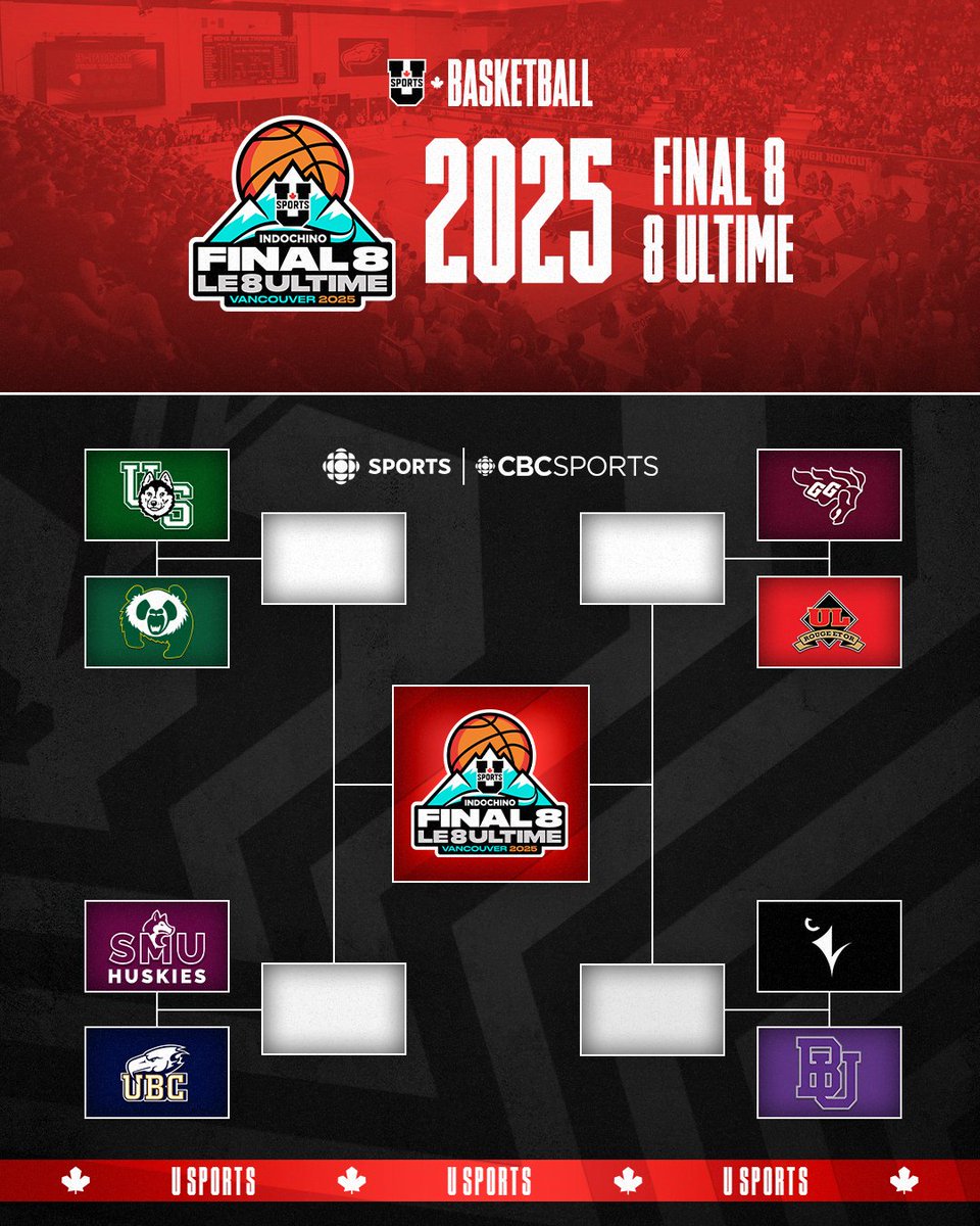 The Saskatchewan Huskies women are the top seed heading into this week’s INDOCHINO U SPORTS Final 8, presented by Victory Creative Group 👀

L’équipe féminine des Huskies de la Saskatchewan seront les premières tête de série pour le Tournoi 8 Ultime de U SPORTS INDOCHINO 2025