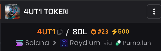 🚀 BOOST ATIVADO! ESTAMOS NO TOP 25 DA DEX! 💙♾️

Acabamos de dar um BOOST poderoso, e já estamos em #23 na DEX! 🌍🔥
📢 O mundo está nos vendo novamente! A AutiToken está voltando com força total!

🔹 Contrato oficial: 3aTajDPu3oLmvP7wQ2PyR3xaDZsm2XWsjMUKiC92pump