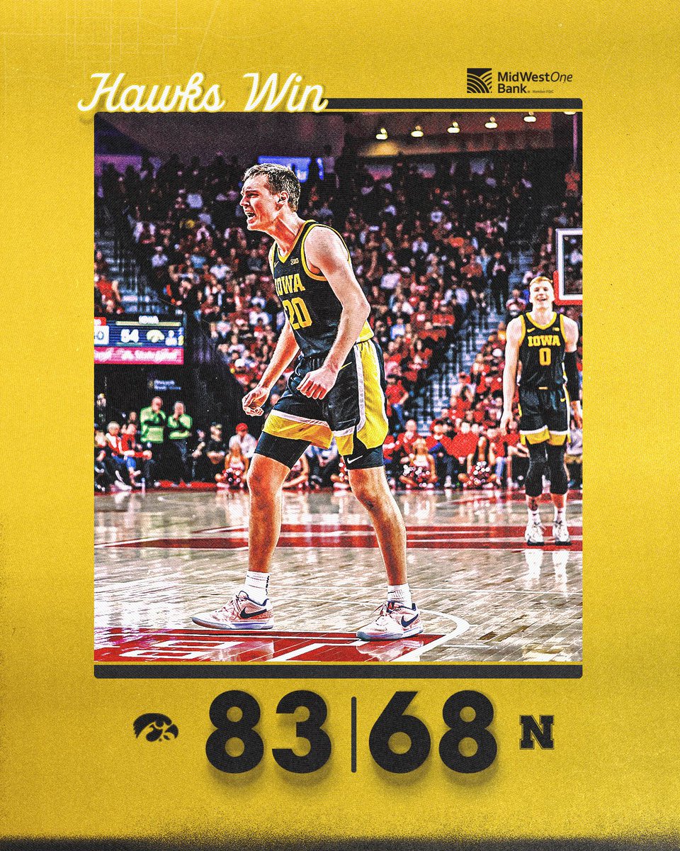 GOT IT DONE. 💥

#Hawkeyes