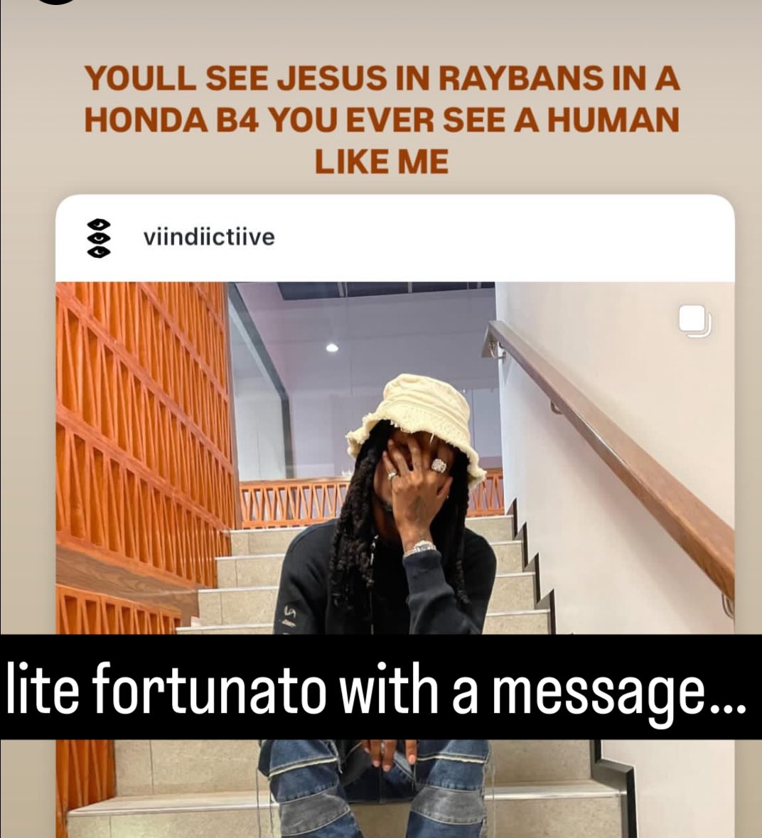 Lite Fortunato with a message