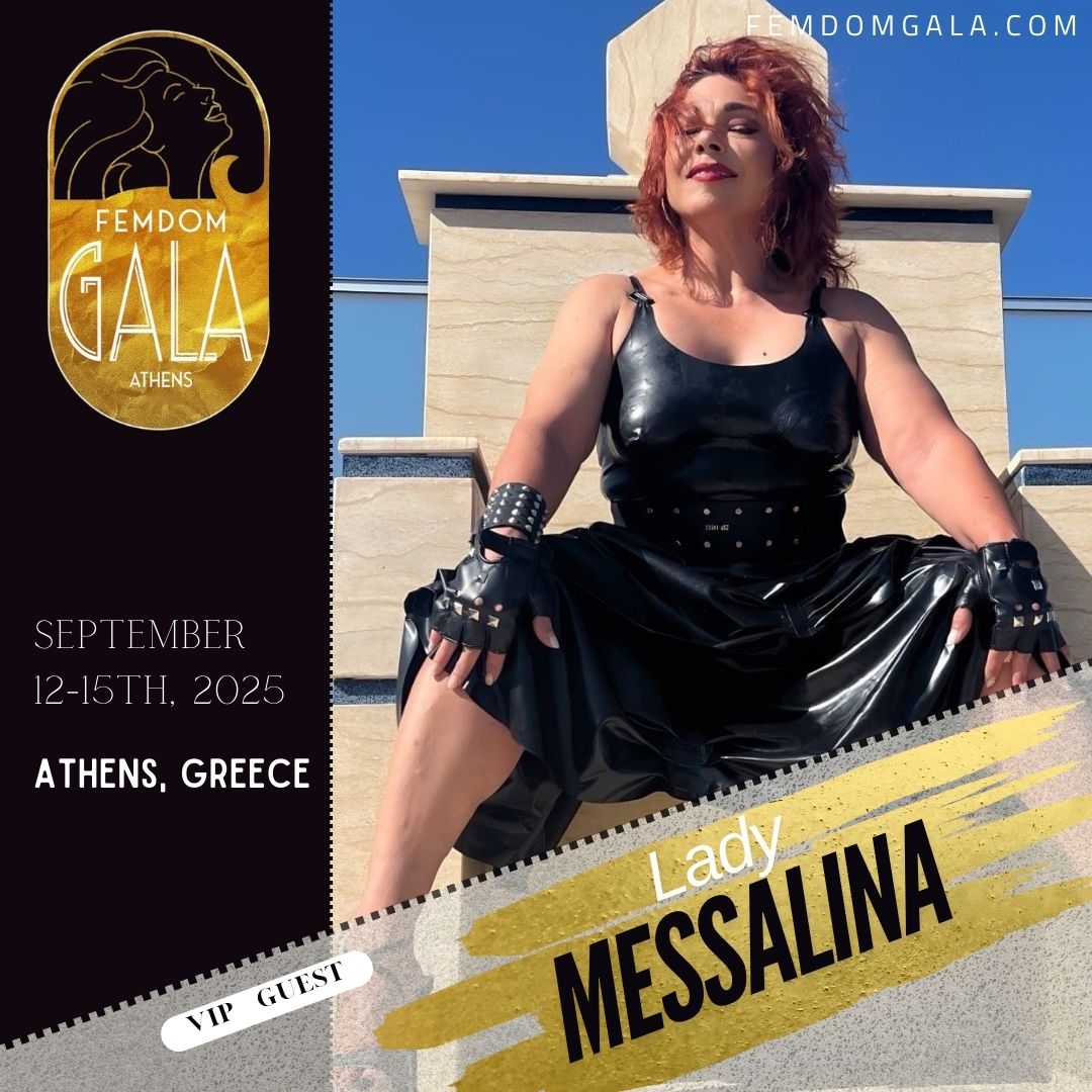FemDom Gala (@femdomgala) on Twitter photo So happy to confirm that Lady Messalina will be joining
<a href="/FemdomGala/">FemDom Gala</a> !!!
Location : Athens , Greece
Date : 12-15 September 2025 So happy to confirm that Lady Messalina will be joining
<a href="/FemdomGala/">FemDom Gala</a> !!!
Location : Athens , Greece
Date : 12-15 September 2025