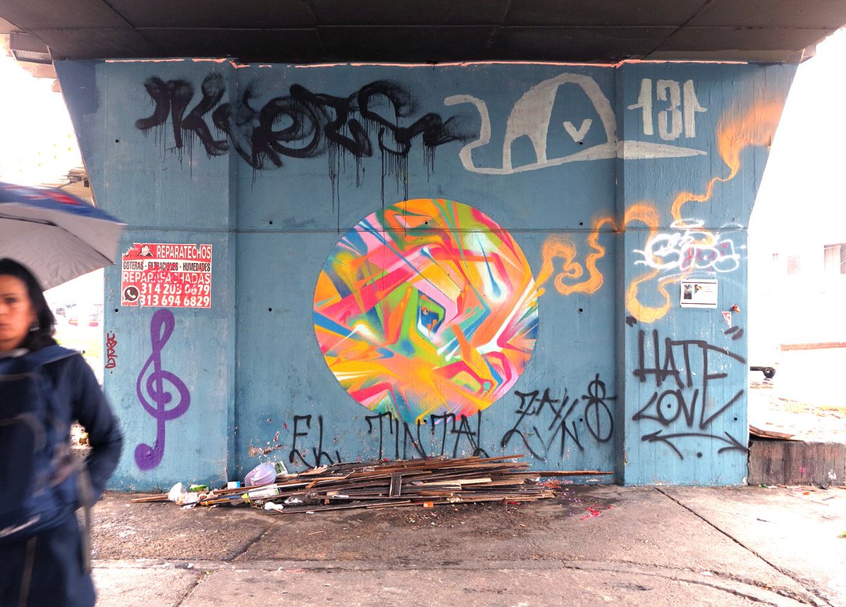 stinkfishstink's tweet image. - Círculo Cromático del Caos - CCC / 2023 - 2025 / #stinkfish #Bogotá