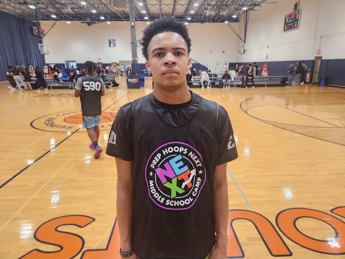 coachSPham's tweet photo. 2029 AJ Kroll 
This young fella has elite hang time and body control in the paint. Big guard who can finish in various ways. He also made some interesting passes to get guys open. 

@PrepHoopsIL @PrepHoopsNext 
#nextmiddleschoolcampil https://t.co/tqSqZyp0KN