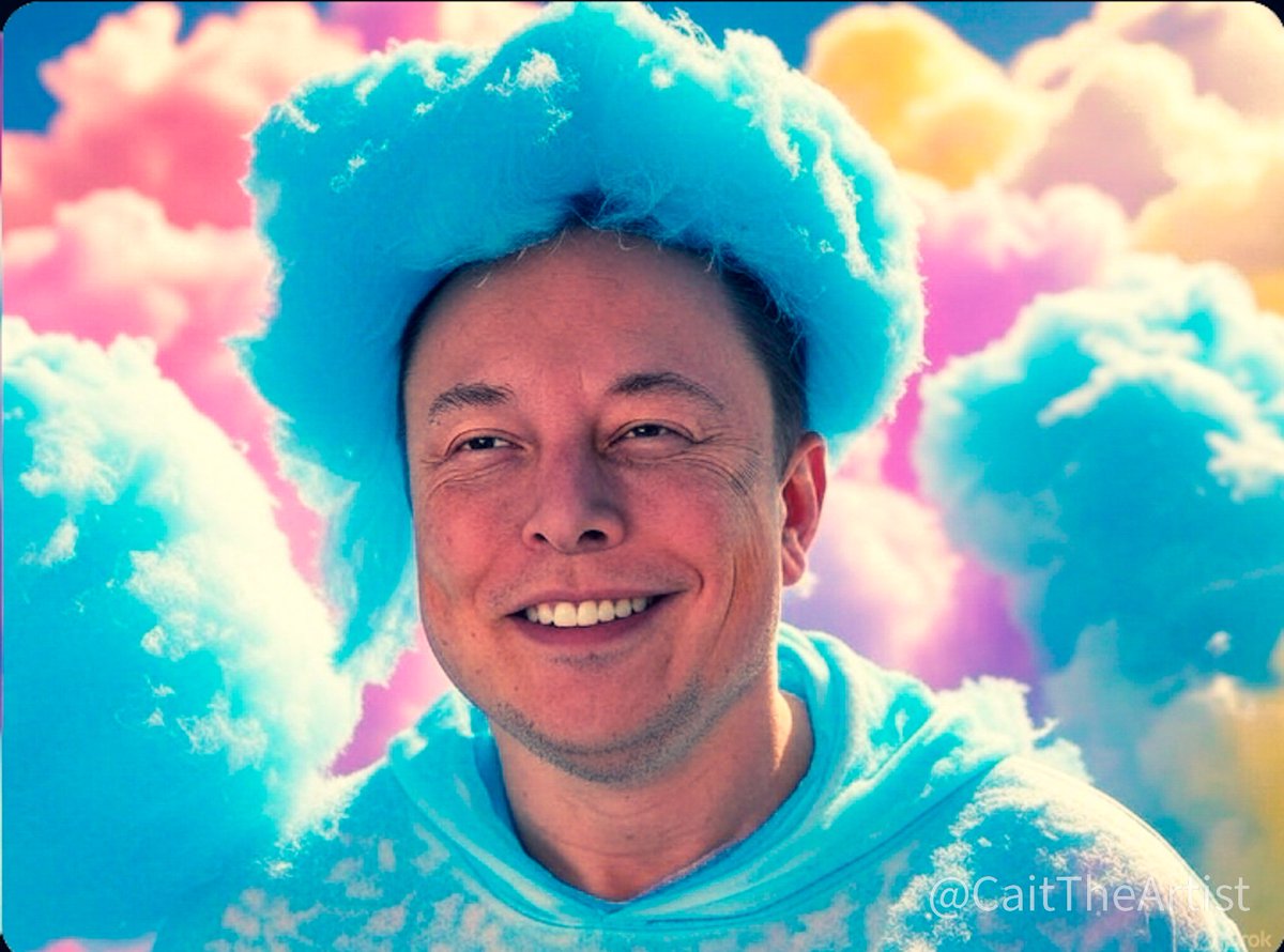 He's sweet as cotton candy!
🍭❤😆